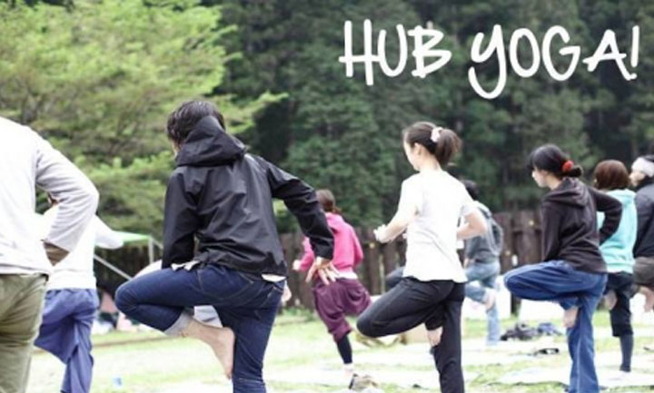 4月20日（日）「HUB YOGA!×air aroma」は開催場所を変更します。